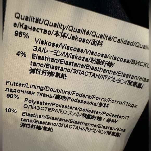 Hugo Boss Jersey openblue midi dress size M - Picture 14 of 15